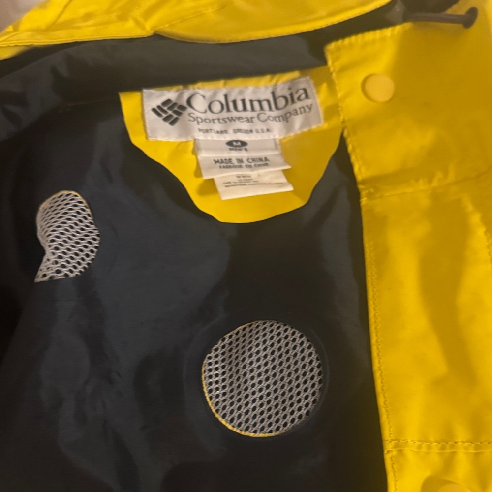 Columbia Yellow Rain Gear Set Men’s - Picture 8 of 8